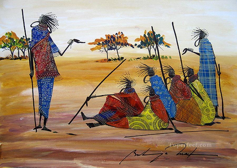 Time to Tell from Africa Oil Paintings